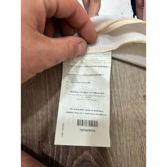 Fifth Harmony Girl Group Printed Autograph Pillow 100% Polyester White - Picture 7 of 7